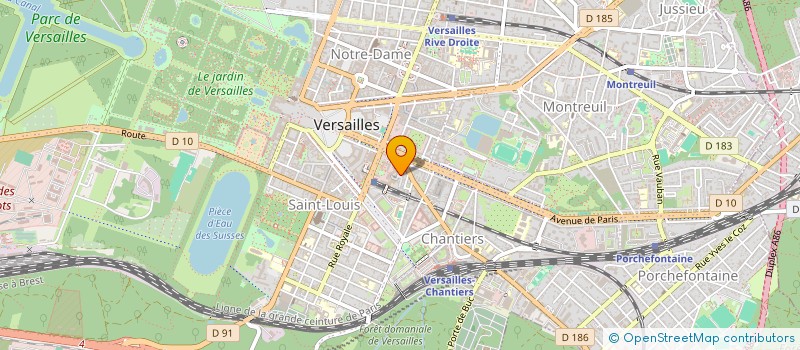 localisation de l'entreprise NEW DOPE MUSIC à VERSAILLES
