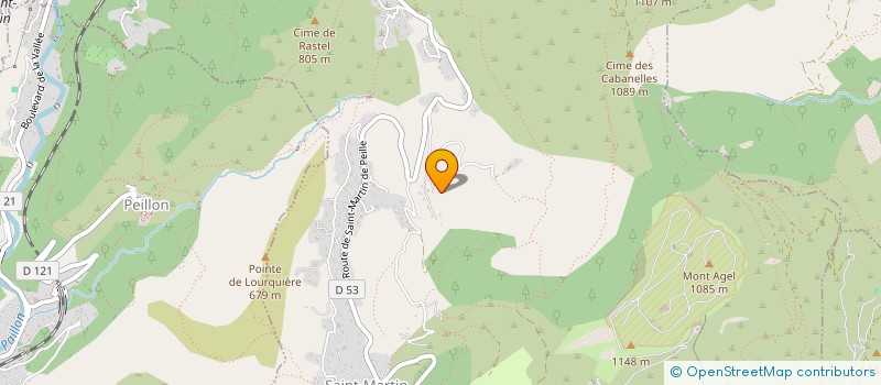 localisation de l'entreprise NEW DREAM COTE D'AZUR  PEILLE