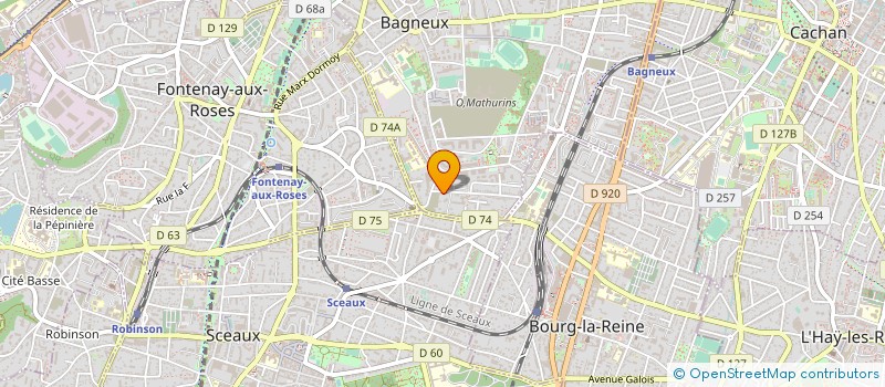 localisation de l'entreprise NEW DREAM PUB à BAGNEUX