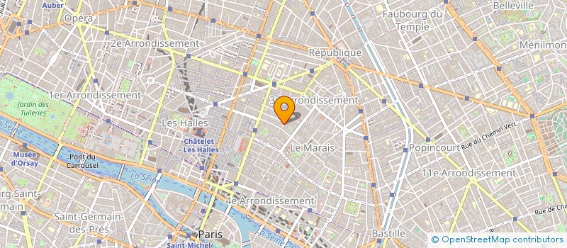localisation de l'entreprise NEW EAST à PARIS