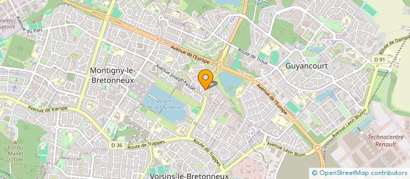 localisation de l'entreprise NEW EDO SUSHI à MONTIGNY-LE-BRETONNEUX