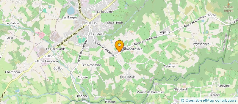 localisation de l'entreprise NEW EFFIGEAR à MACLAS