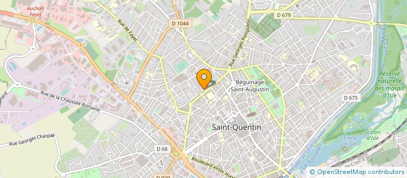 localisation de l'entreprise NEW ELEC à SAINT-QUENTIN