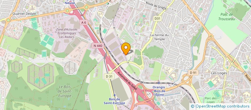 localisation de l'entreprise NEW EUROPE TRADE  RIS-ORANGIS