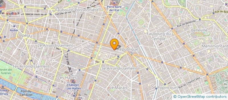 localisation de l'entreprise NEW EVAN à PARIS