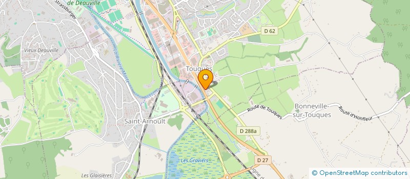 localisation de l'entreprise NEW EVENING  TOUQUES