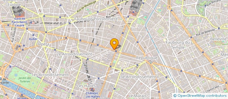 localisation de l'entreprise NEW EXTRA  PARIS