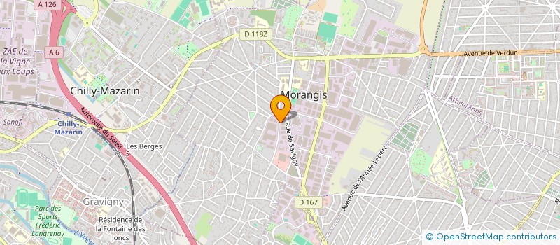 localisation de l'entreprise NEW FACONNAGE DU SUD à MORANGIS