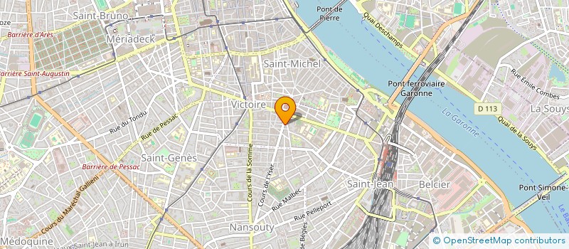 localisation de l'entreprise NEW FEELING  BORDEAUX