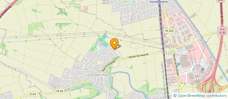 localisation de l'entreprise NEW FIELD  LAMPERTHEIM