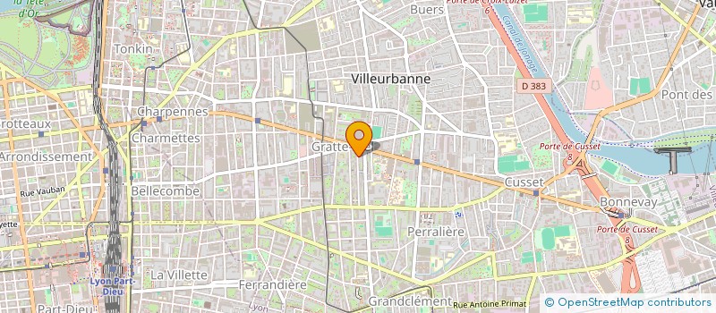 localisation de l'entreprise NEW FIVE'S  VILLEURBANNE