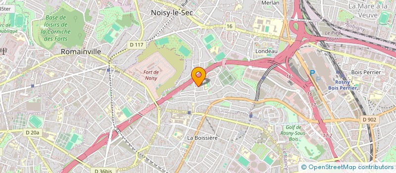 localisation de l'entreprise NEW FORT à NOISY-LE-SEC
