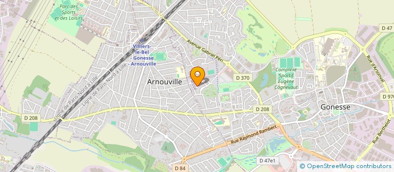 localisation de l'entreprise NEW FRENCH TEAM ENTREPRISE  GONESSE