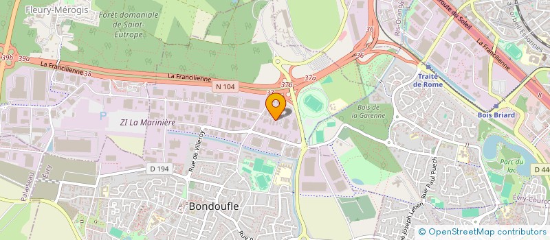 localisation de l'entreprise NEW GARDEN à BONDOUFLE
