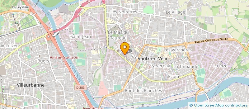 localisation de l'entreprise NEW GENERATION  VAULX-EN-VELIN