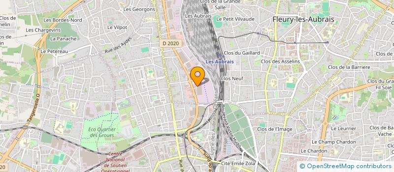 localisation de l'entreprise NEW GETASOUND à FLEURY-LES-AUBRAIS