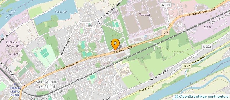 localisation de l'entreprise NEW GRAND WOK  CLEON