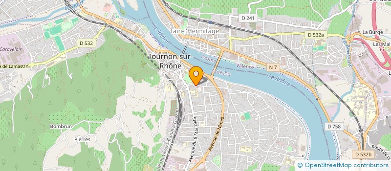 localisation de l'entreprise NEW GRIMPE à TOURNON-SUR-RHONE