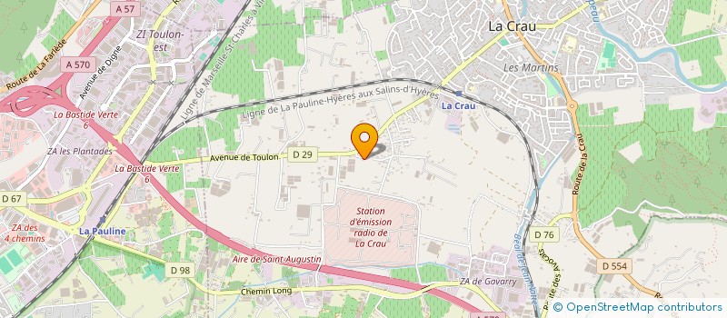 localisation de l'entreprise NEW HAIR  LA CRAU