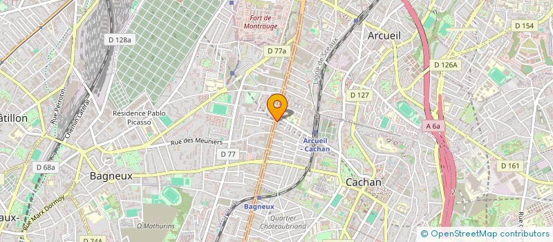 localisation de l'entreprise NEW HOKI YAKI  CACHAN