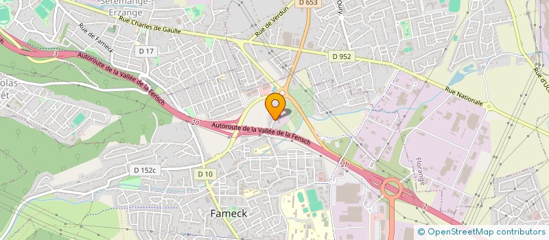 localisation de l'entreprise NEW HOME  FAMECK