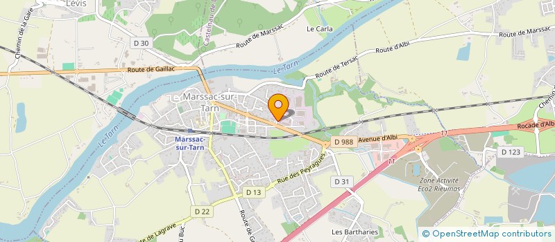 localisation de l'entreprise NEW HOME CHEMINEE à MARSSAC-SUR-TARN