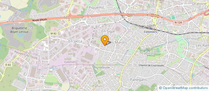 localisation de l'entreprise NEW  HORIZON TRAVAUX  PUJAUDRAN