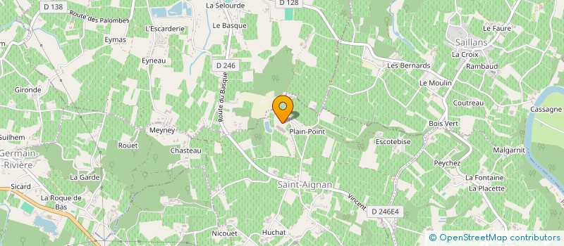 localisation de l'entreprise NEW IMMOBILIER à FRONSAC