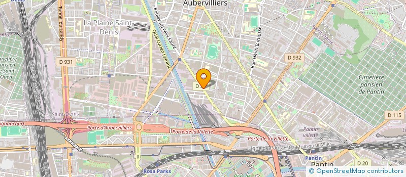 localisation de l'entreprise NEW-INFO  AUBERVILLIERS