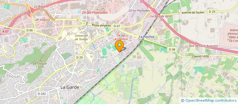 localisation de l'entreprise NEW INSPIRE OFFICE  LA GARDE