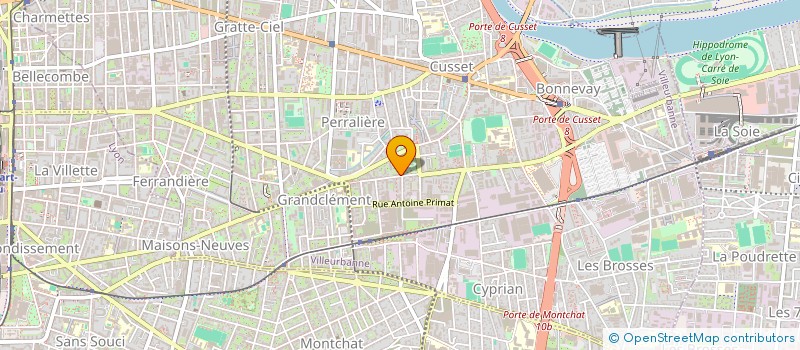 localisation de l'entreprise NEW INTER T.T à VILLEURBANNE