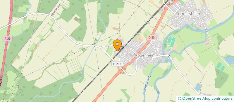 localisation de l'entreprise NEW ITAL DESIGN  KOGENHEIM