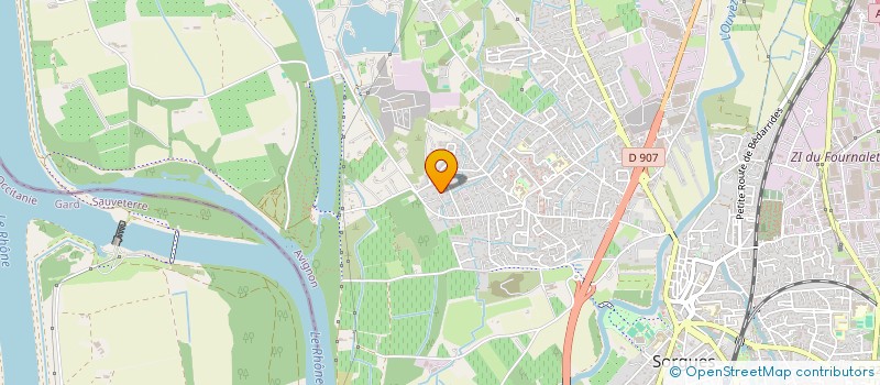 localisation de l'entreprise NEW JDCS  SORGUES