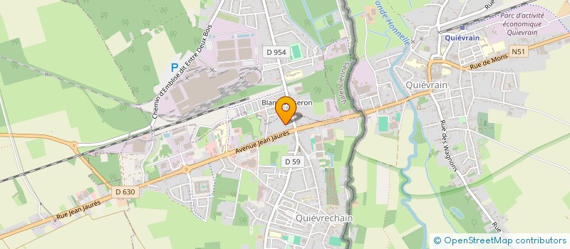 localisation de l'entreprise NEW KASHMIR  QUIEVRECHAIN