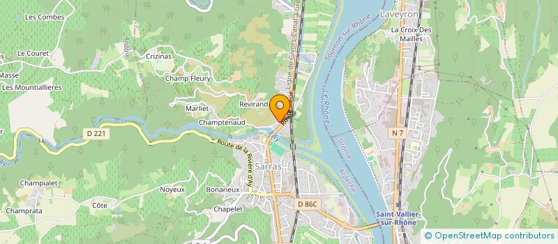 localisation de l'entreprise NEW LAB DENTAIRE  SARRAS