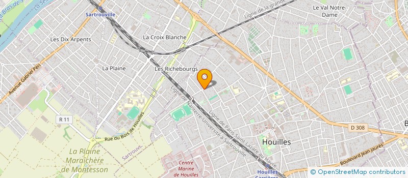 localisation de l'entreprise NEW LE CAMARGUE  HOUILLES