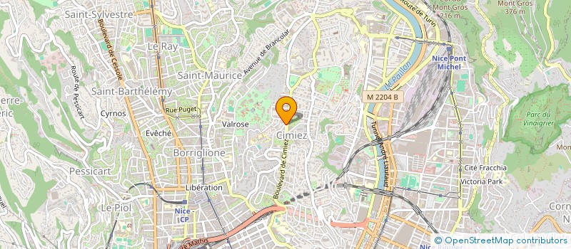 localisation de l'entreprise NEW LEAF  NICE