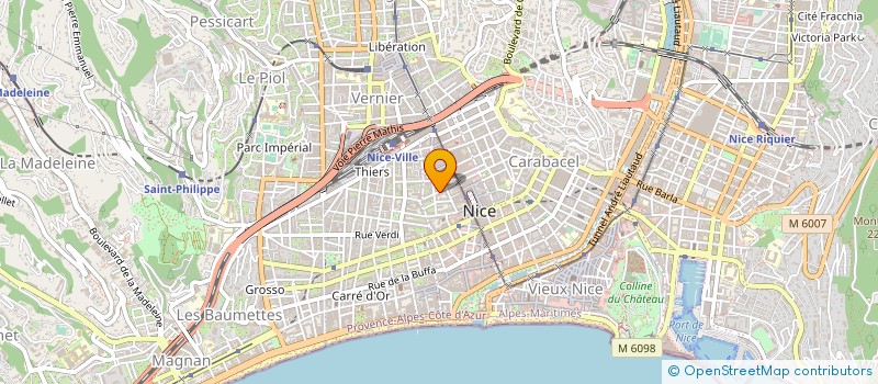 localisation de l'entreprise NEW LIFE à NICE
