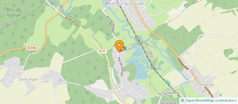 localisation de l'entreprise NEW LIFE  FONTAINE-SOUS-JOUY