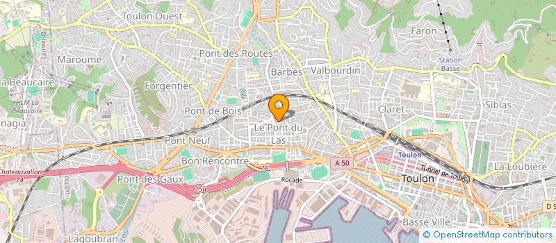localisation de l'entreprise NEW LIFE à TOULON