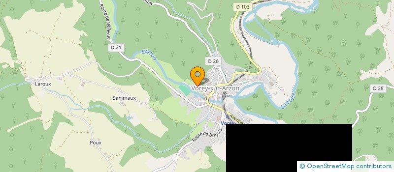 localisation de l'entreprise NEW LIFE  VOREY