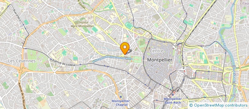 localisation de l'entreprise NEW LIFE à MONTPELLIER