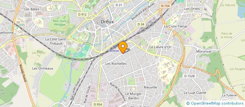 localisation de l'entreprise NEW LIFE à DREUX