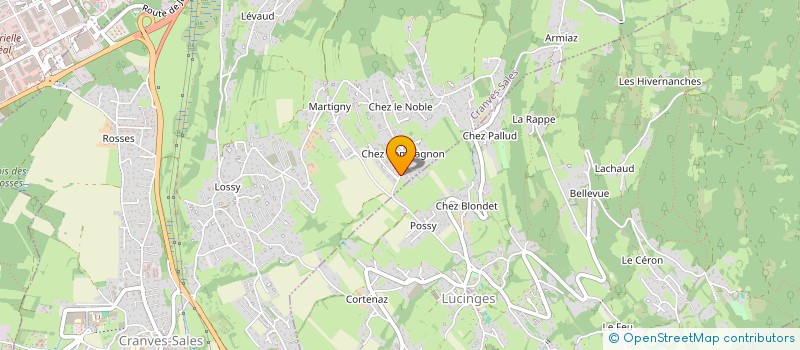 localisation de l'entreprise NEW LIFE  CRANVES-SALES