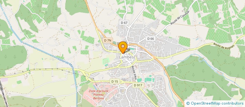 localisation de l'entreprise NEW LIFE  LAMBESC