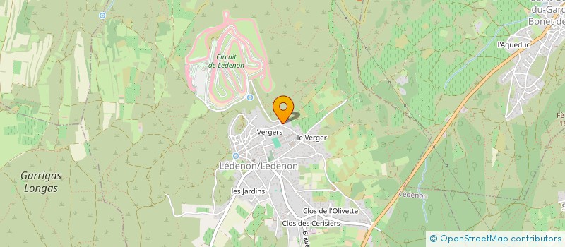 localisation de l'entreprise NEW LIFE  LEDENON