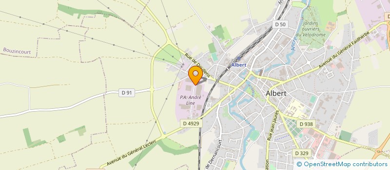 localisation de l'entreprise NEW LIFE CHLORINE  ALBERT