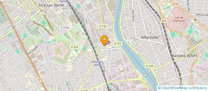 localisation de l'entreprise NEW LIFE CLEAN à VITRY-SUR-SEINE