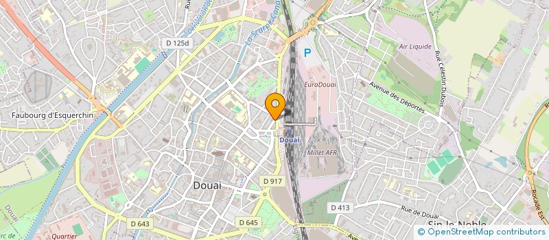 localisation de l'entreprise NEW LINE INVEST  DOUAI