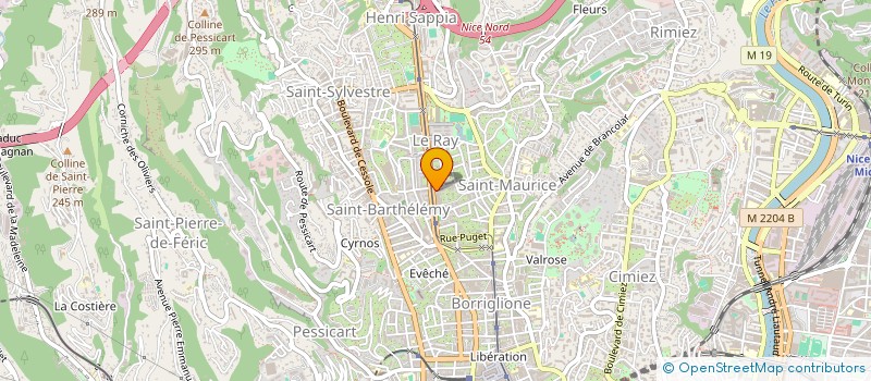 localisation de l'entreprise NEW LINE RECUP à NICE